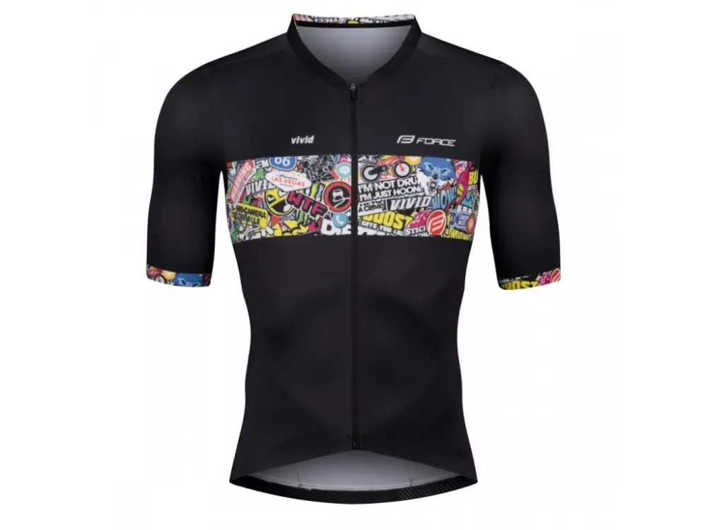 Dres Force Vivid krátký rukáv Black Výhodná Nabídka