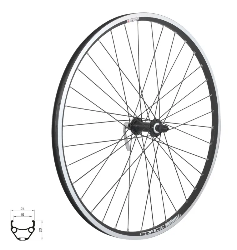 Zapletené kolo Force Classic 26” - přední Ihned K Objednání