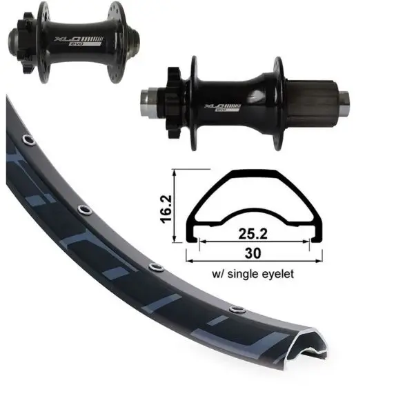 Zapletené kolo 29” XLC Evo +Rodi Ready 25C Značkový