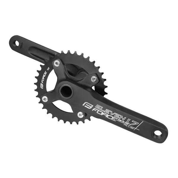 Sezónní Sleva Kliky Force Eleven 1.7B+ Al 34z s osou 175mm, černé