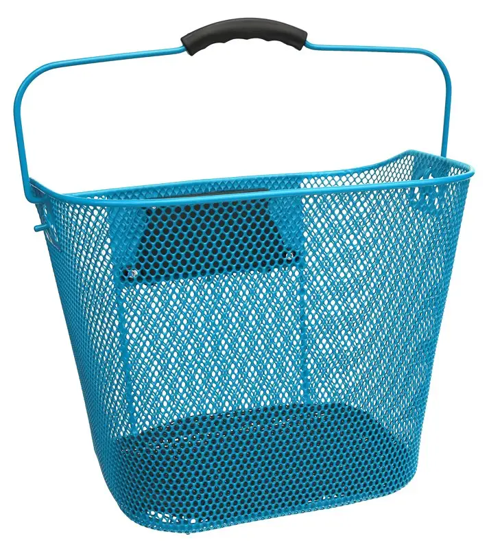 Must-Have Koš přední oválný Klikfix City s držadlem modrý