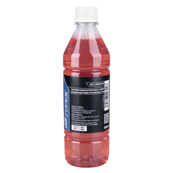 Ověřený Čistič Force Strong na řetězy - 0,5 l, láhev - růžový
