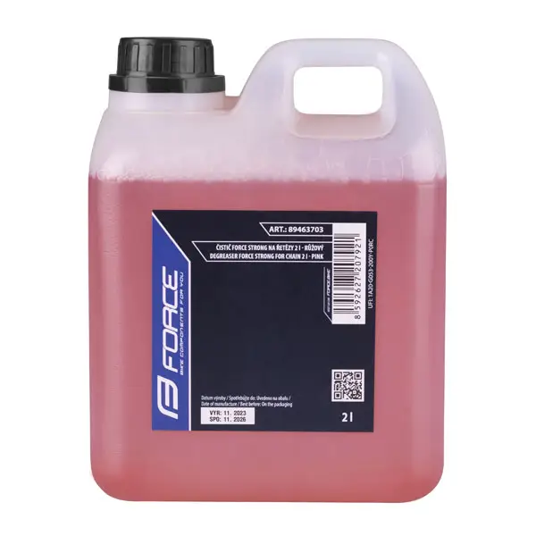 Čistič Force Strong na řetězy - 2 l, kanystr - růžový Zlevněný