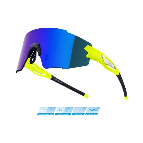 Ihned K Objednání Brýle Force Mantra fluo, modré zrcadlové sklo