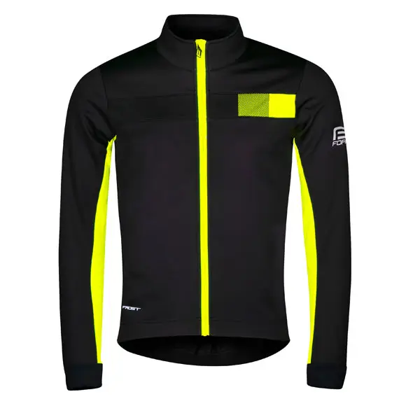 Bunda Force Frost softshell pánská, černo-fluo Víkendová Akce