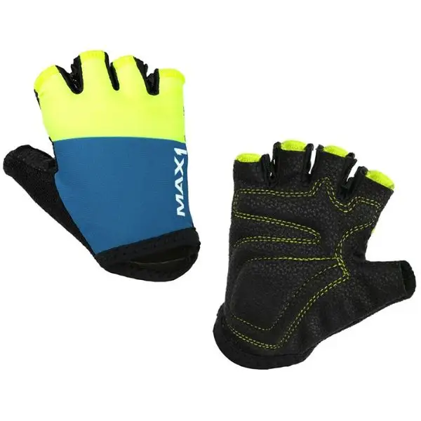 Dětské krátkoprsté rukavice MAX1 modro/fluo Kup Teď