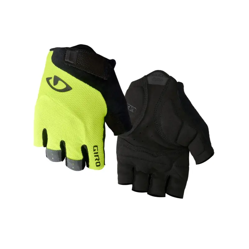 Rukavice Giro BRAVO Highlight Yellow Levný