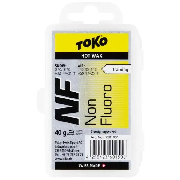 Vosk Toko NF Hot Wax yellow 40g Značkový