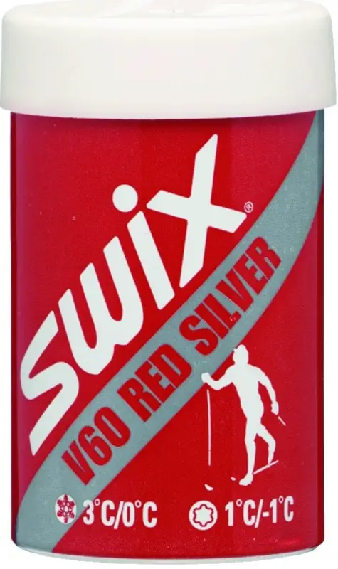 Oblíbený Vosk Swix V60 červeno stříbrný 45g