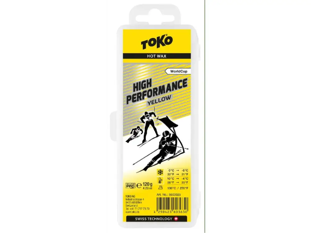 Víkendová Akce Vosk TOKO High Performance Wax Yellow 120g