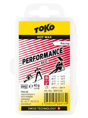 Vosk TOKO Performance Wax Red 40g Vrácení Zdarma