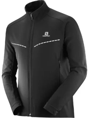 Bunda Salomon Agile softshell M black M 19/20 Rychlé Dodání