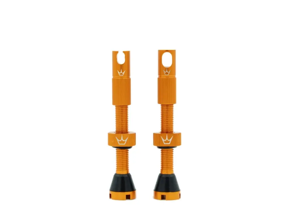 Cenově Výhodný Bezdušové ventilky Peaty's X Chris King Tubeless Valves MK.II, 42mm Mango
