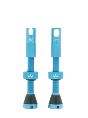 Bezdušové ventilky Peaty's X Chris King Tubeless Valves MK.II, 42mm Turqoise Víkendová Akce