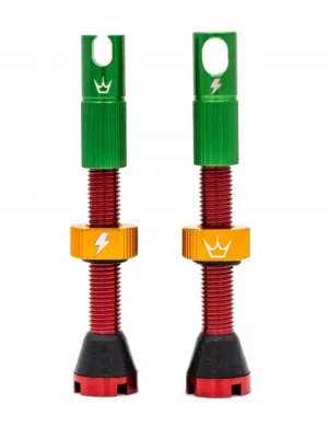 Objednat Nyní Bezdušové ventilky Peaty's X 50to01 Tubeless Valves MK.II, 42mm Rasta