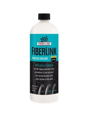 Bezdušový tmel Finish Line Fiberlink Tubeless Sealant, Pro Latex 1L Víkendová Akce