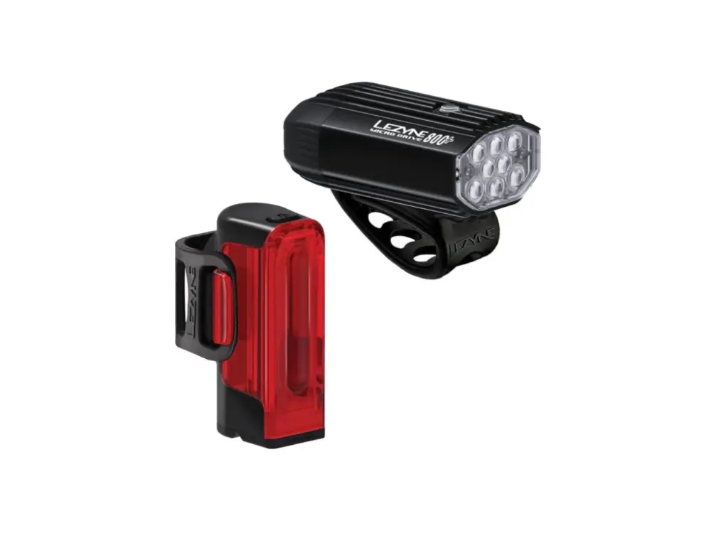 Sada světel Lezyne Micro Drive 800+ / Strip Drive 300+ Pair Poslední Šance