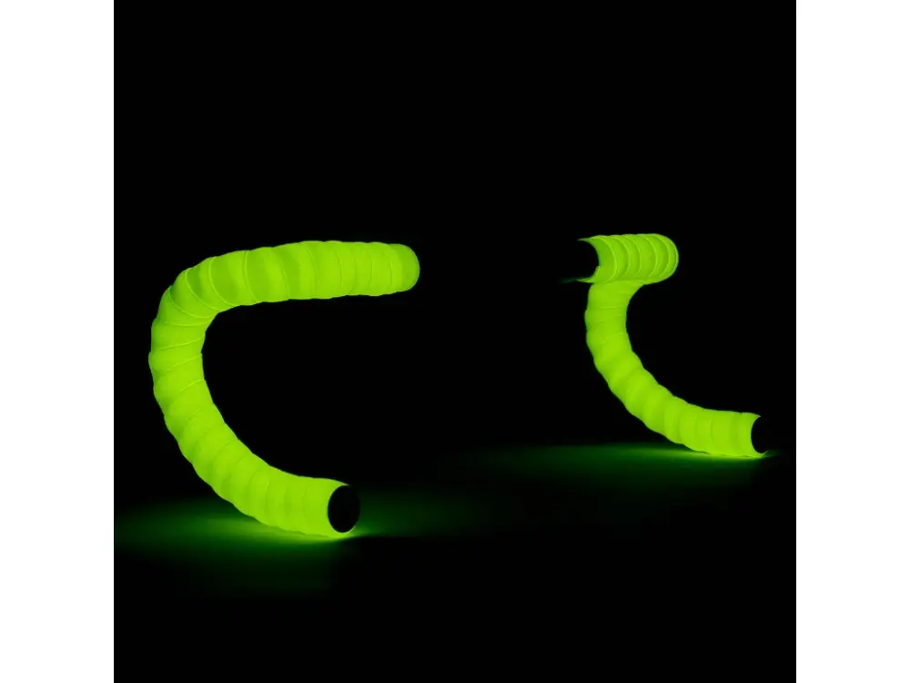 Nízká Cena Omotávka Supacaz Suave Tape, Midnite Glow (glow in the dark) + Neon Green Plugs
