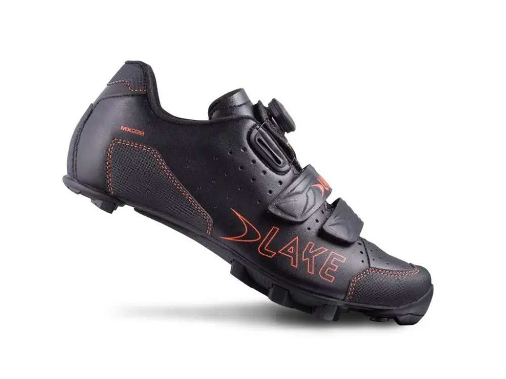 Tretry LAKE MX228 Carbon černé/oranžové Vysoce Kvalitní
