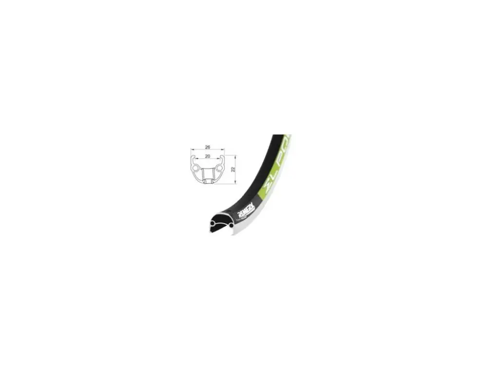Časově Omezené Ráfek 28 - 29'' 622x19 EL Power 32 děr černý