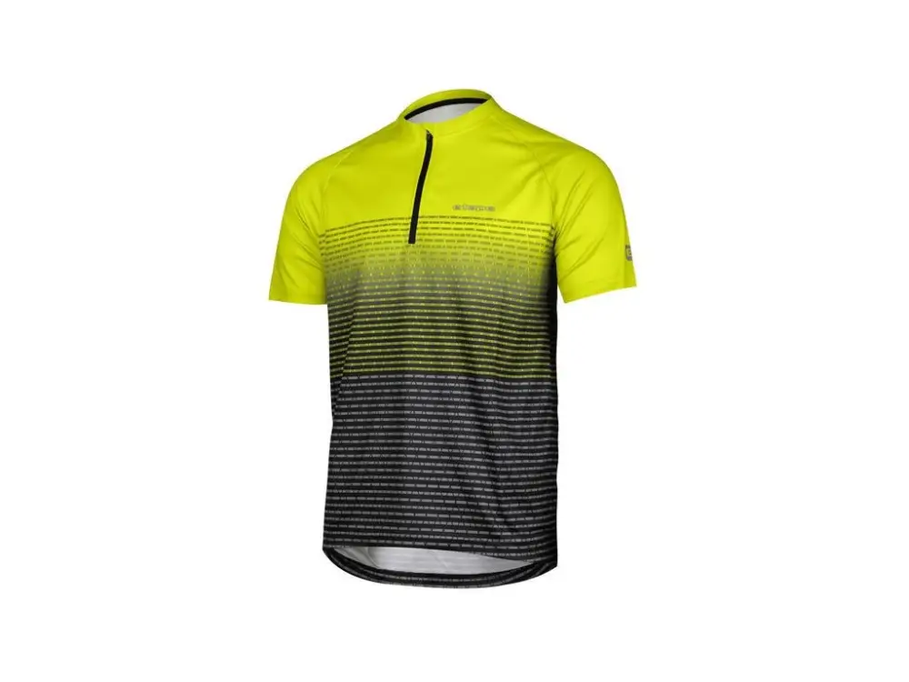 pánský volný cyklistický dres Etape Freetime 2.0, limeta/černá Časově Omezené