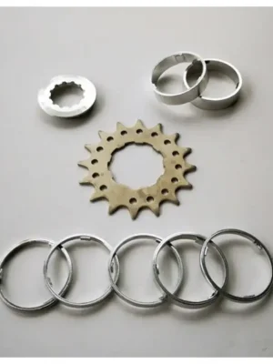 Koupit Online pastorek SingleSpeed TRSK 16z SET ocelový Cr-Mo, s podložkami a maticí
