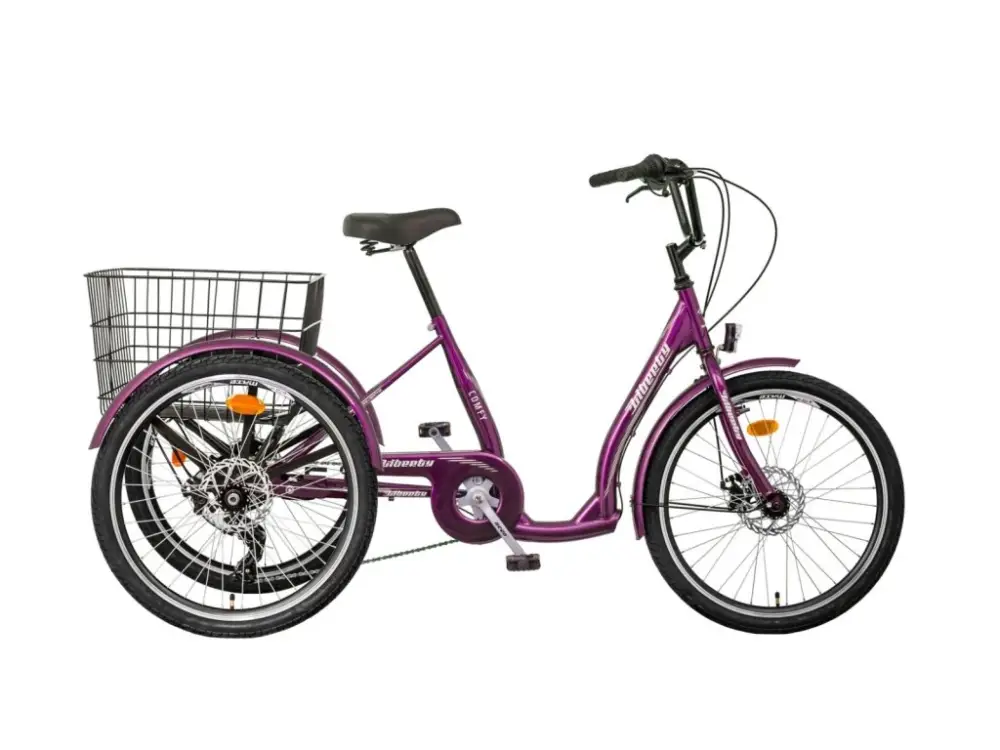 Must-Have Trojkolka LIBERTY COMFY 24" Disk- ocelový rám 6 rychlostí