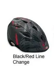 Levný přilba BELL Tater XS46-50cm black/red line