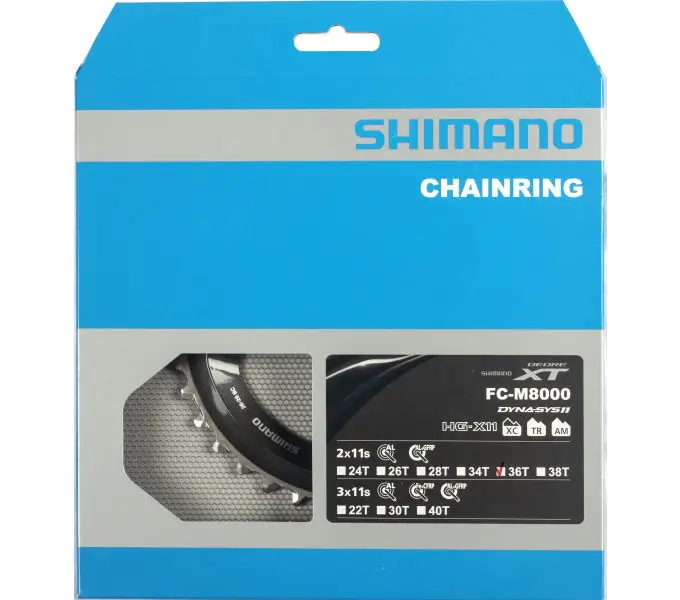 Ihned K Objednání převodník 36z Shimano XT FC-M8000 2x11 4 díry