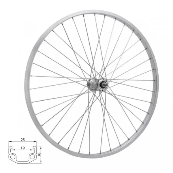 kolo zapletené 28 622-19 zadní36 děr stříbrné Union/CnSpoke Hit Sezóny