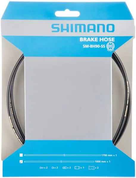 Sleva hadička hydraulických brzd Shimano SM-BH90-SS Deore 1000mm černá original balení