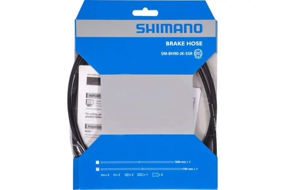 Autentický hadička hydraulických brzd Shimano SM-BH90-JK-SSR 1700mm černá original balení