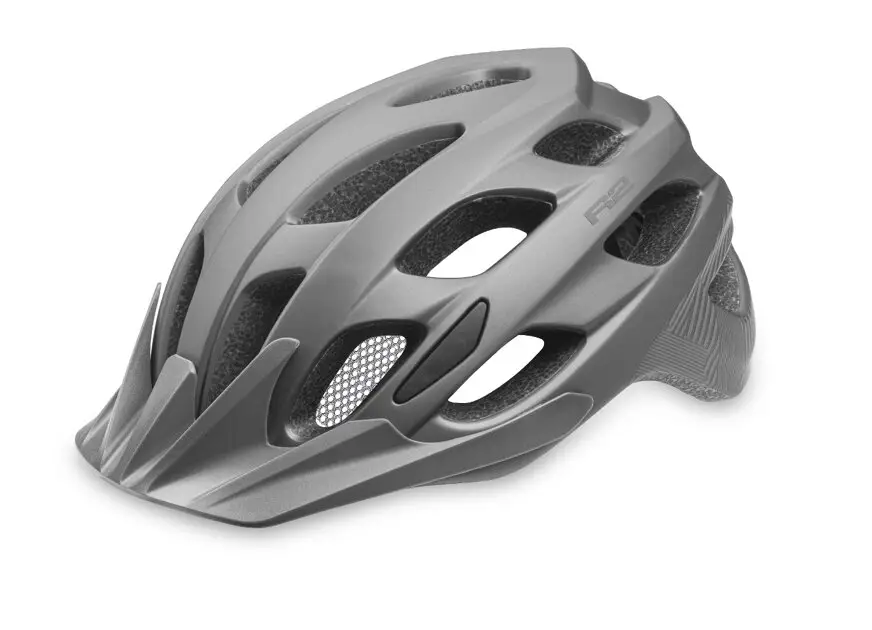 Novinka Přilba R2 CLIFF šedá M: 55-58 cm
