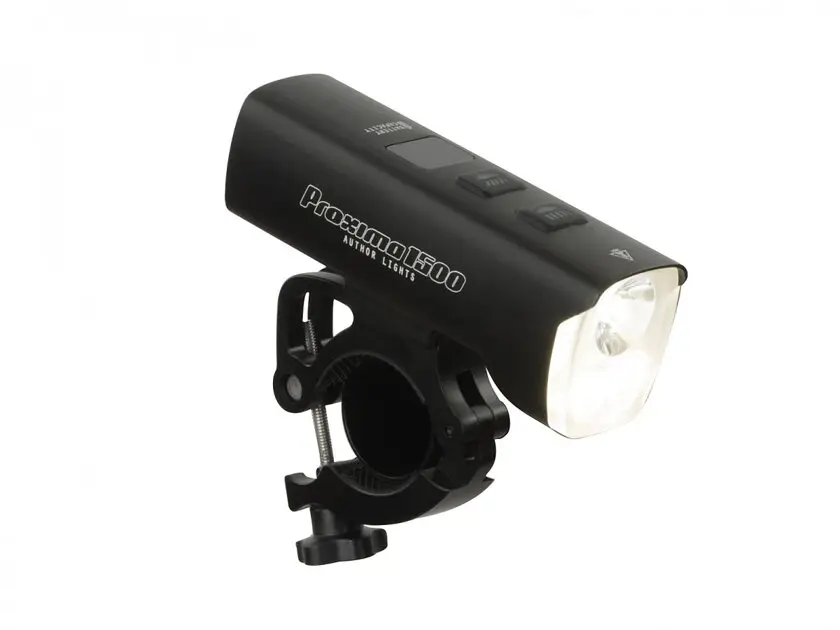 AUTHOR Světlo př. PROXIMA 1500 lm / HB 25-32 mm USB Alloy (černá) Víkendová Akce