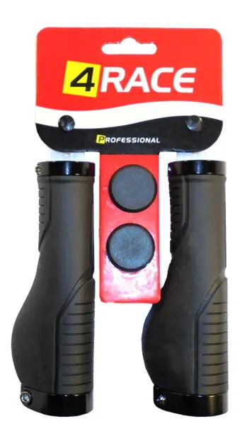 gripy 4RACE ERGO 2xFIX objímka černá Výprodej