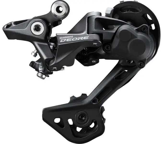 Značkový měnič mtb 10/11s.Shimano Deore RD-M5120 černý dlouhé vodítko