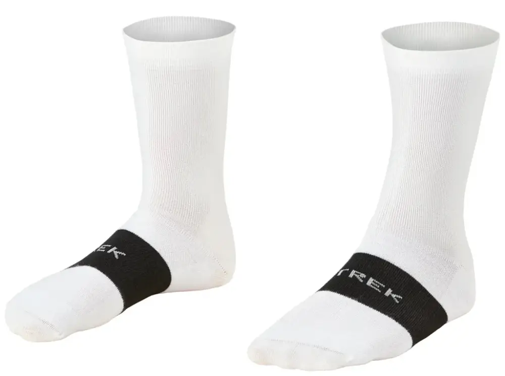 Ponožky TREK závodní vysoké white Nová Kolekce
