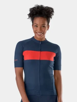 Dres TREK Circuit LTD krátký rukáv WSD Dark Blue/ Light Red Levný