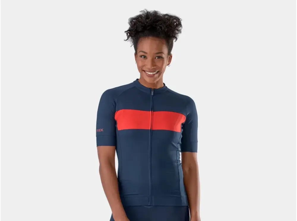 Dres TREK Circuit LTD krátký rukáv WSD Dark Blue/ Light Red Levný