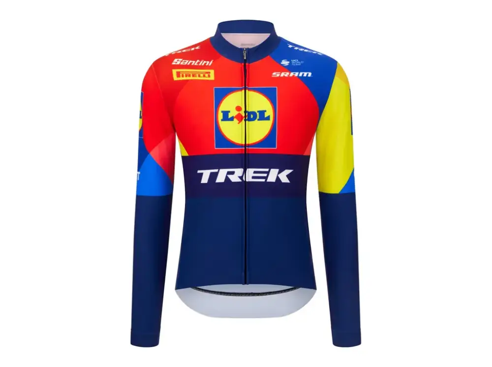Autentický TREK Replika závodního termodresu Lidl-Trek od Santini